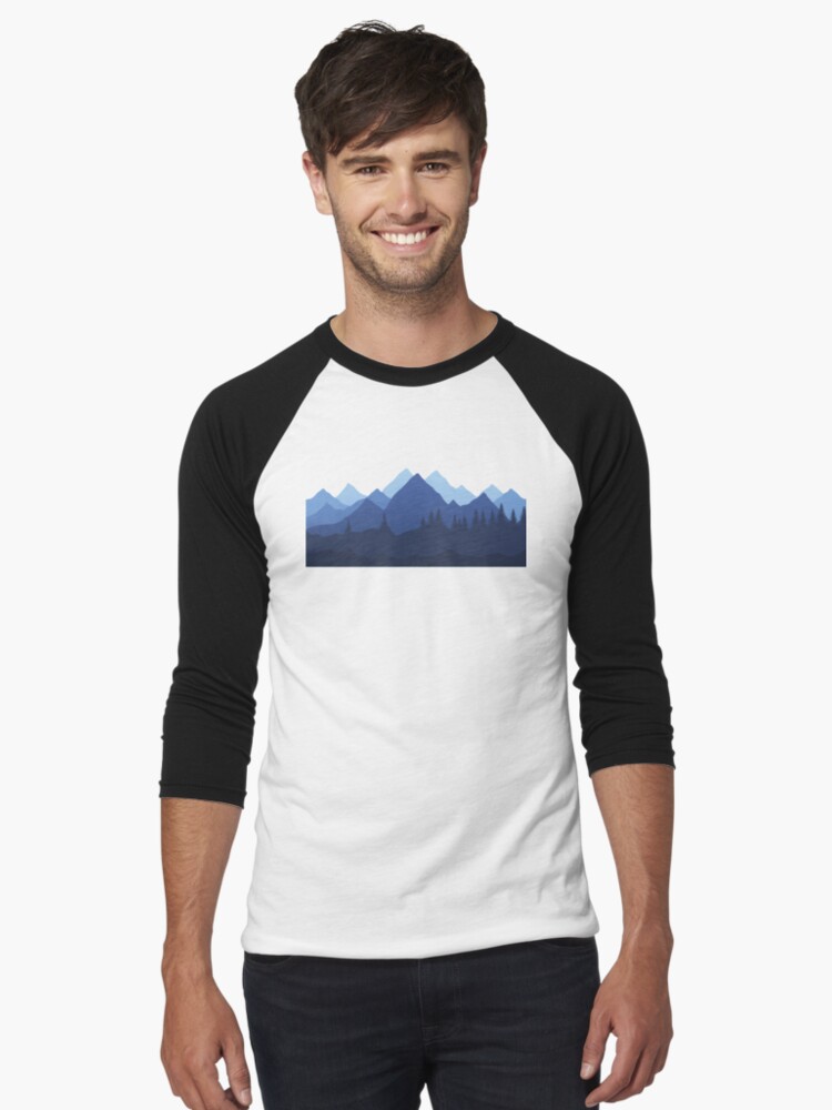 Thumbnail 1 von 3, Baseballshirt mit 3/4-Arm, Bergleben designt und verkauft von DesignedByGenie.