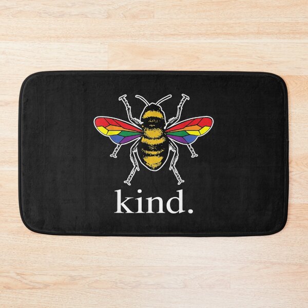 Item preview, Bee Kind LGBTQ Ally Gay Pride Rainbow Bumblebee Positivity designed and sold by angelabeulah.