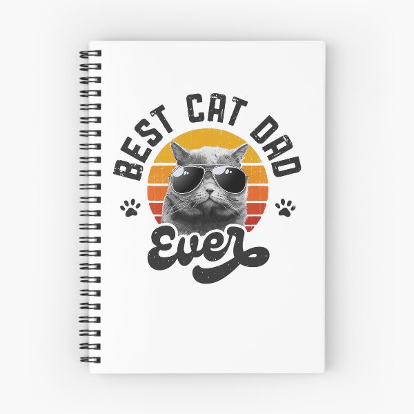 Item preview, Best Cat Dad Ever Funny Father_s Day Retro Vintage Men  designed and sold by chonsies.