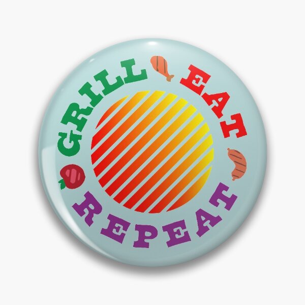 Item preview, Grill Eat Repeat | Master Chef | Father's Day designed and sold by PotentQuotable.