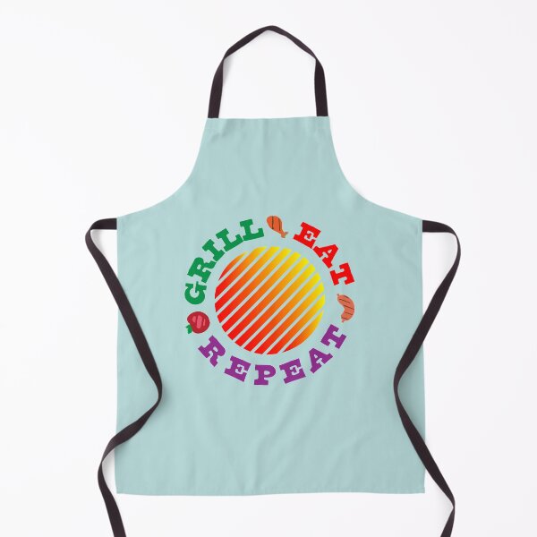 Item preview, Grill Eat Repeat | Master Chef | Father's Day designed and sold by PotentQuotable.