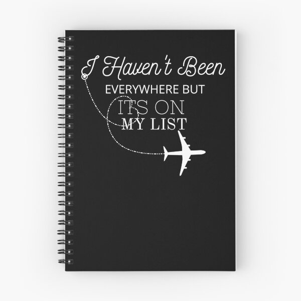 Item preview, I Haven't Been Everywhere But It's On My List Airplane Mode T-Shirt designed and sold by SukanyaShop.