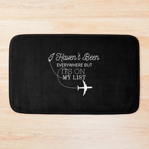 Item preview, I Haven't Been Everywhere But It's On My List Airplane Mode T-Shirt designed and sold by SukanyaShop.