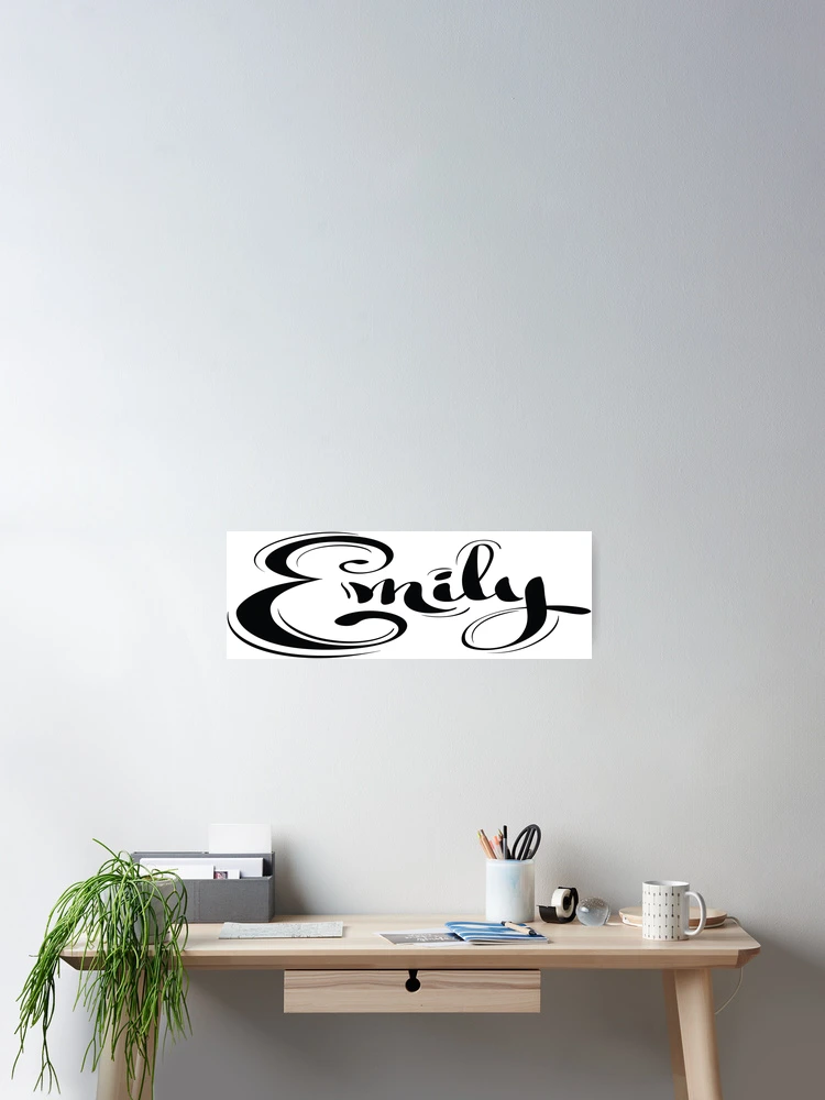 Thumbnail 2 of 3, Poster, Emily Script designed and sold by ProjectX23.