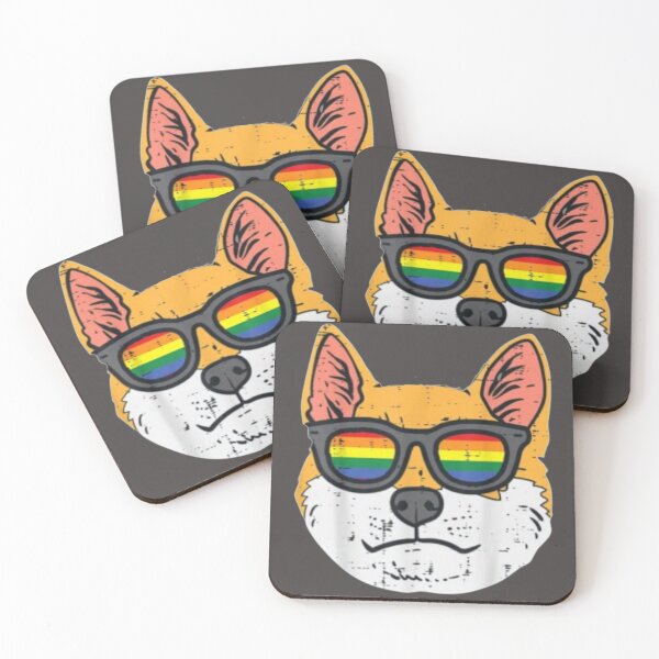 Item preview, Shiba Inu Gay Pride shirt designed and sold by chanat3659.