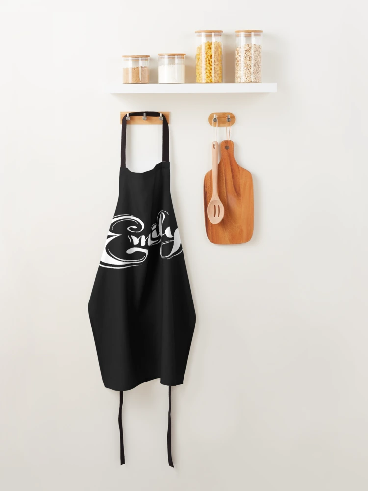Thumbnail 4 of 6, Apron, Emily Script designed and sold by ProjectX23.