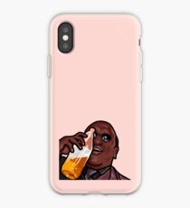 Morpheus Drinking a Forty in a Death Basket iPhone Case