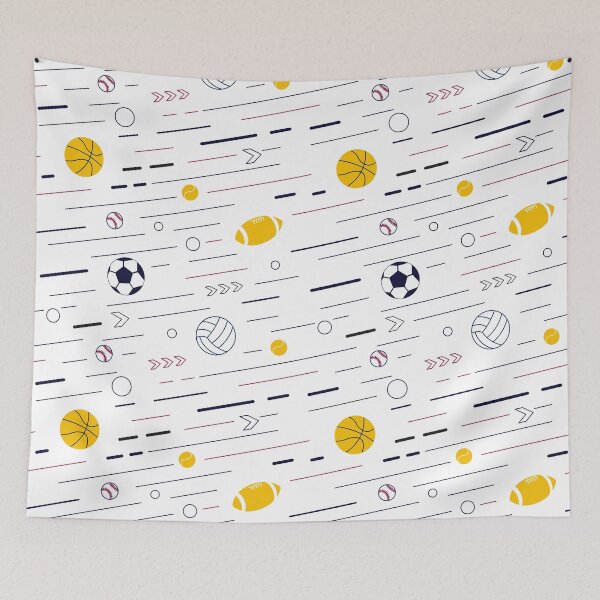 Item preview, Seamless pattern from sport equipment designed and sold by Tatishka.