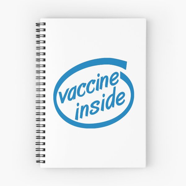 Item preview, Vaccine Inside (Blue) designed and sold by gemgemshop.