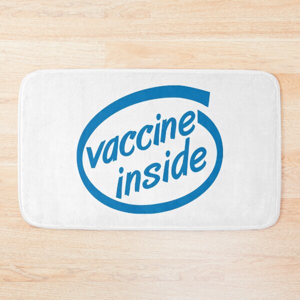 Item preview, Vaccine Inside (Blue) designed and sold by gemgemshop.