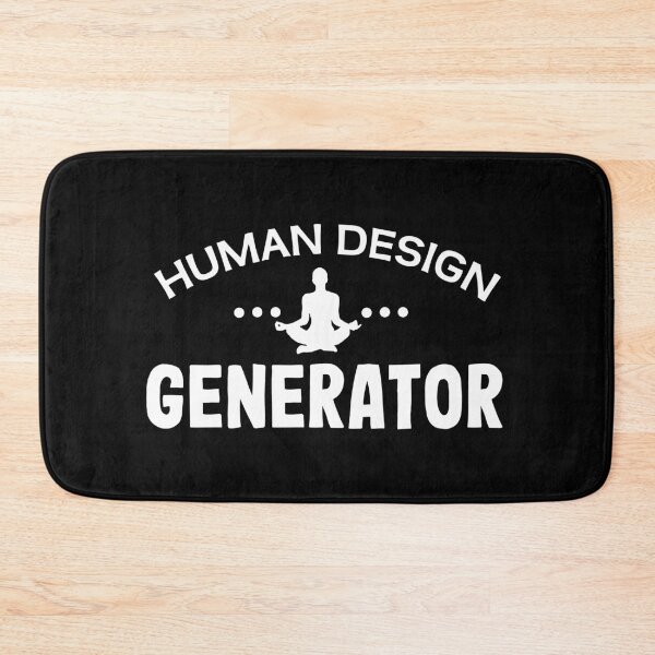 Item preview, Human design generator black designed and sold by PurrfectCorner.