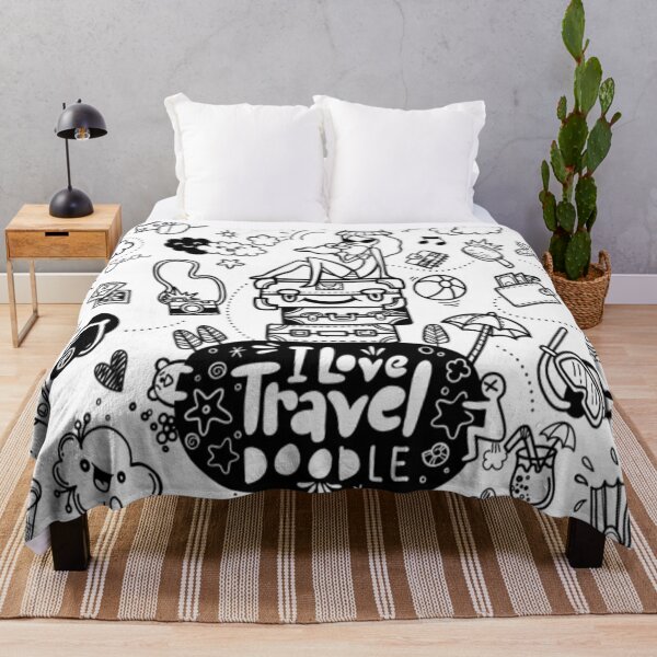 Item preview, I love travel doodle designed and sold by TheHand-art.