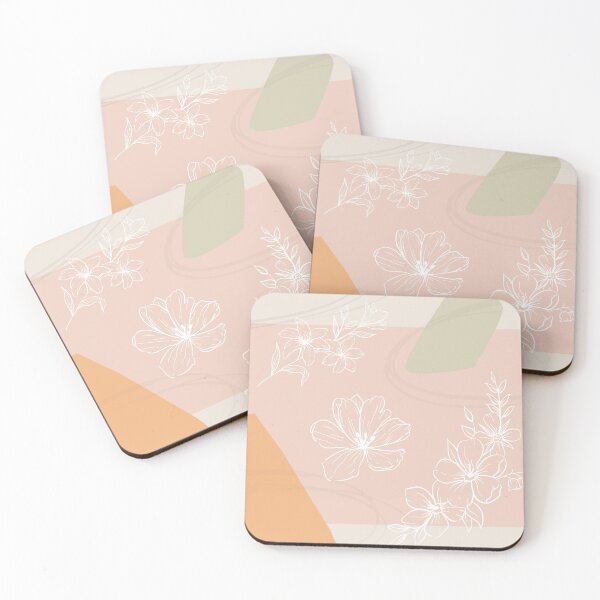 Item preview, Abstract Minimal Flower Pastel Colour Pattern designed and sold by Julian Adams.