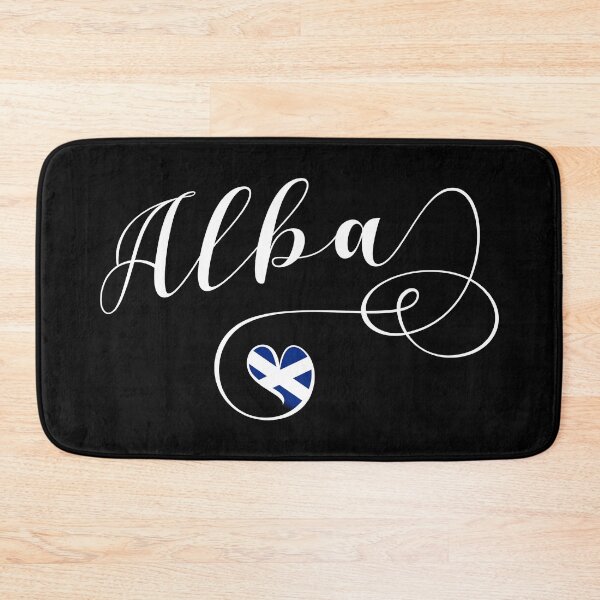 Item preview, Alba Flag Heart, Scotland, Scots Gaelic designed and sold by Celticana.