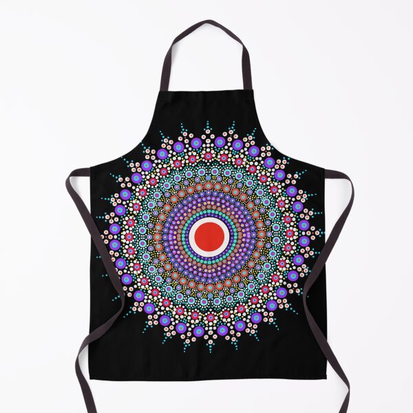 Item preview, Colourful Dot Art Mandala designed and sold by Dreamscape Eclectic .