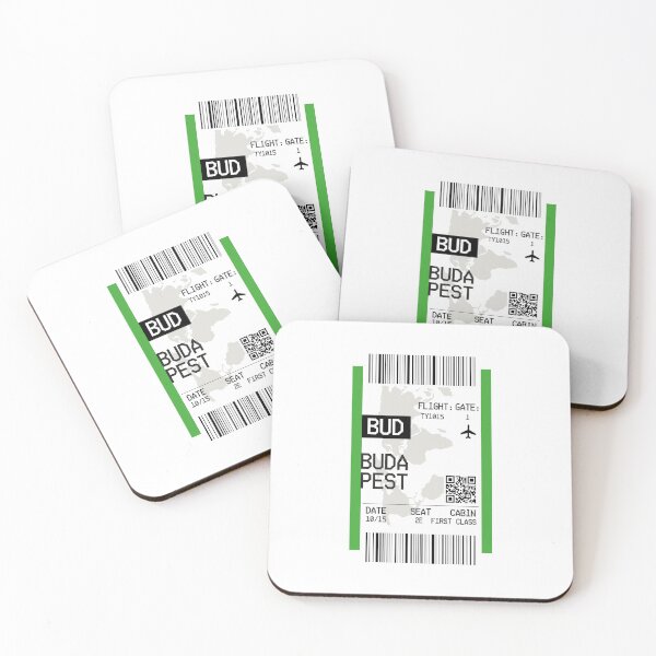 Item preview, Budapest  Airline Boarding Pass Gift Idea For Traveller designed and sold by InspireShop.