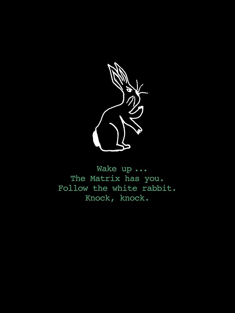 Follow The White Rabbit Greeting Card By Leapingfox Redbubble