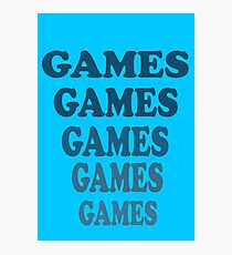 Adventureland - Games Games Games Games Games Photographic Print