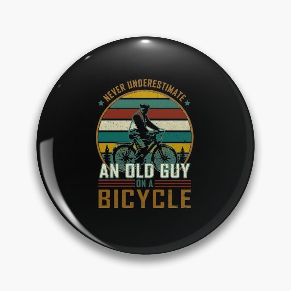 Item preview, Never Underestimate An Old Man On A Bicycle for a Cycling designed and sold by kristazzsa112.