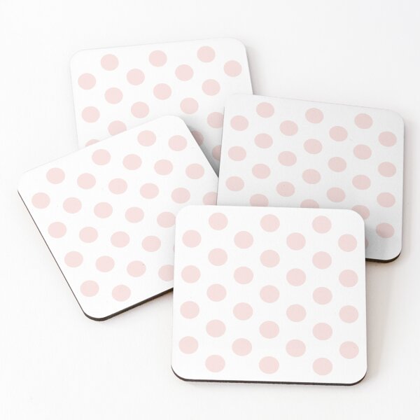 Item preview, Medium PALE PINK and WHITE POLKA DOTS designed and sold by RachelMacht.