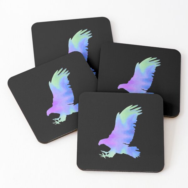 Item preview, Green Purple Galaxy Eagle designed and sold by FaithAndForest.