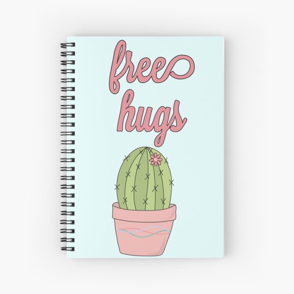 free hugs from a cactus Spiral Notebook