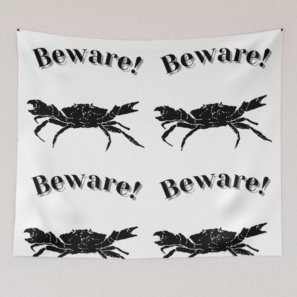 Item preview, Beware for the crabs! designed and sold by Bossmommy84.