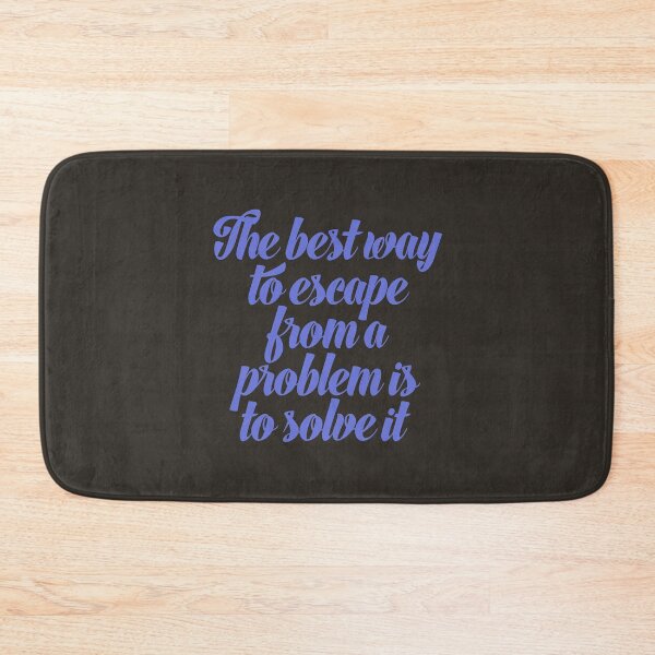 Item preview, The best way to escape from a problem is to solve it designed and sold by x1brett.