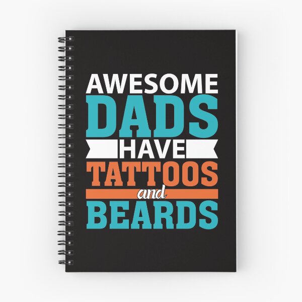 Item preview, Awesome Dads Have Tattoos And Beards designed and sold by verdecuddly.