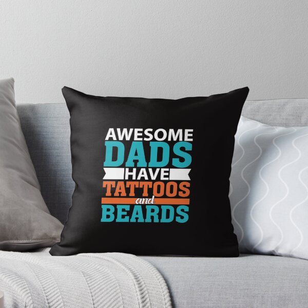 Item preview, Awesome Dads Have Tattoos And Beards designed and sold by verdecuddly.