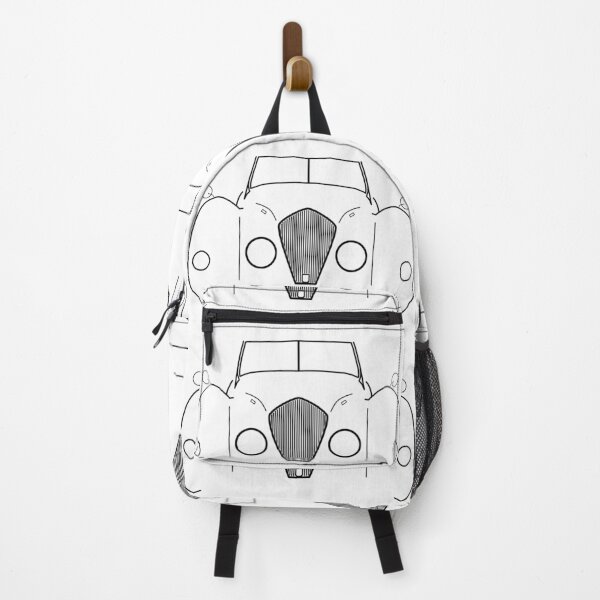 Item preview, Healey Westland 1940s British classic car black outline graphic designed and sold by soitwouldseem.