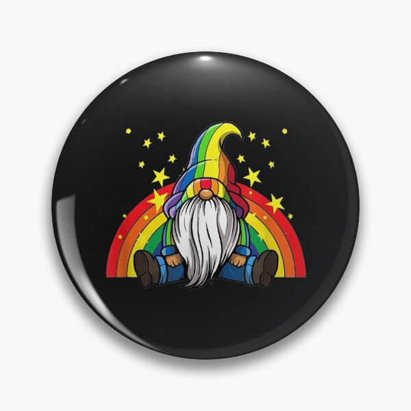 Item preview, Gender Equality Rainbow Flag Gay Lesbian Pride LGBT Gnome designed and sold by angelabeulah.