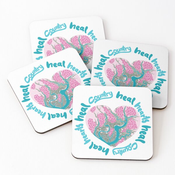 Item preview, heal us - blue words designed and sold by Kahlie-lockyer.