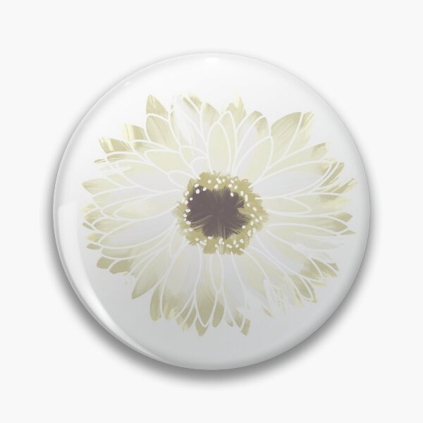 Item preview, White Gerbera Daisy Flower designed and sold by DesignsByJaycee.