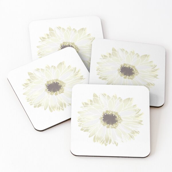 Item preview, White Gerbera Daisy Flower designed and sold by DesignsByJaycee.
