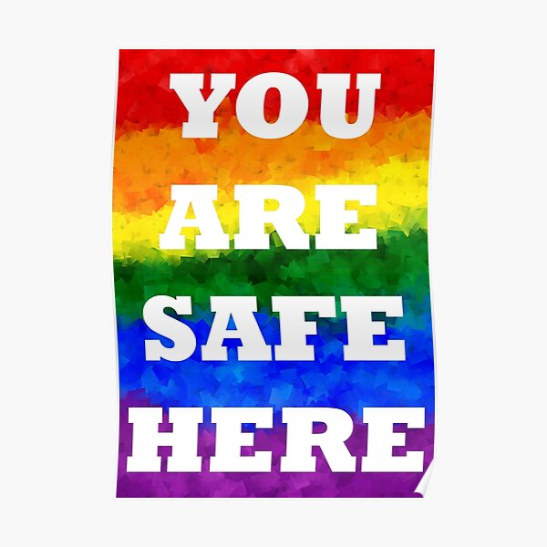 Safe Space Posters for Sale | Redbubble