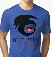 NIGHT FURY - Strike Class Symbol Tri-blend T-Shirt