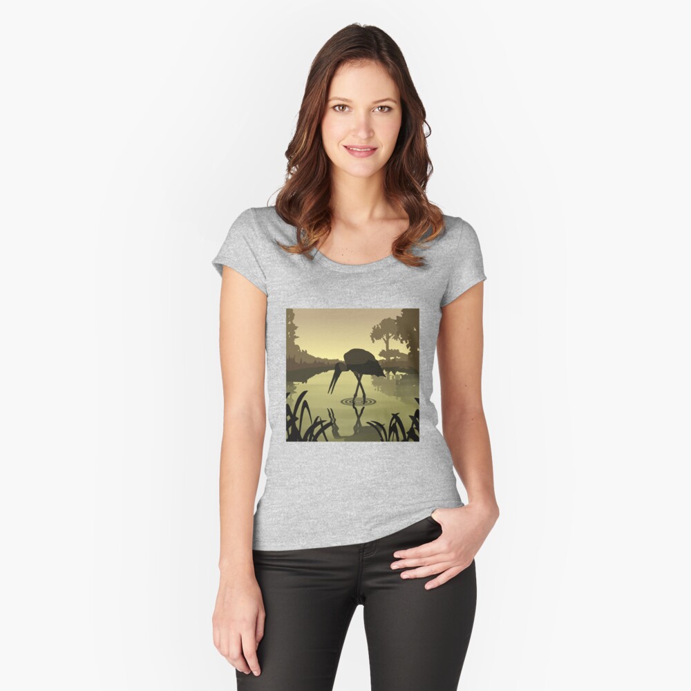 Item preview, Fitted Scoop T-Shirt designed and sold by Claudiocmb.