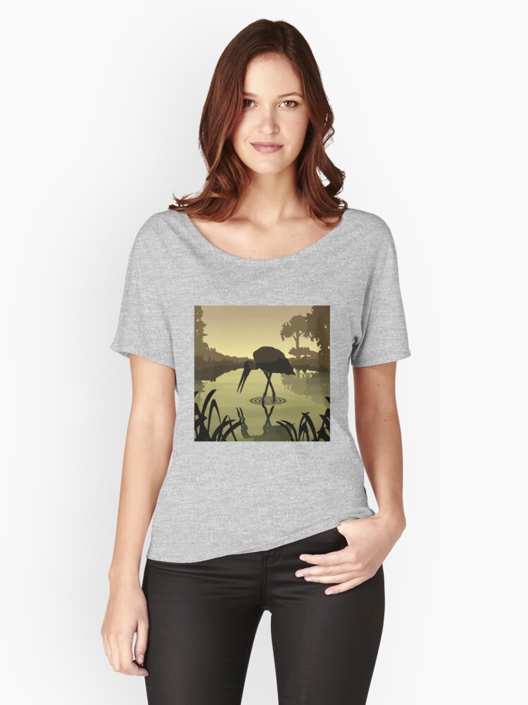 Thumbnail 1 of 3, Relaxed Fit T-Shirt, Crane Animated designed and sold by Claudiocmb.