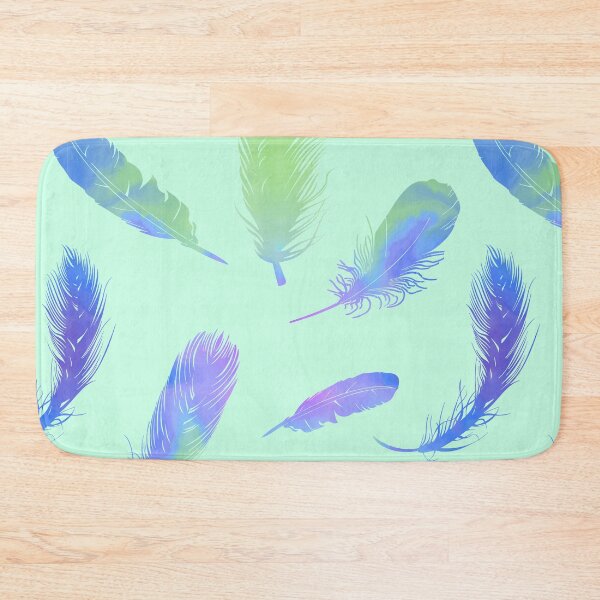 Item preview, Green and Blue Feathers  designed and sold by FaithAndForest.