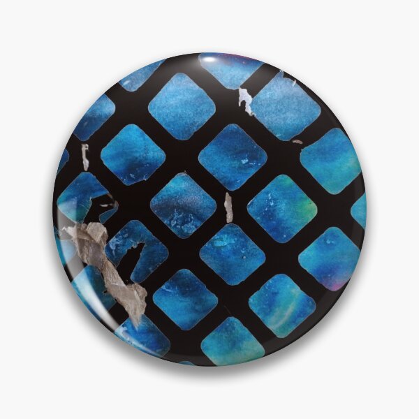 Item preview, Paper cutout, view through the net, blue sea, fishing net, .vortex designed and sold by NessArtByEwa.