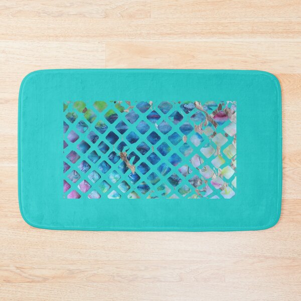 Item preview, Paper cutout, view through the net, blue sea, fishing net, .vortex designed and sold by NessArtByEwa.