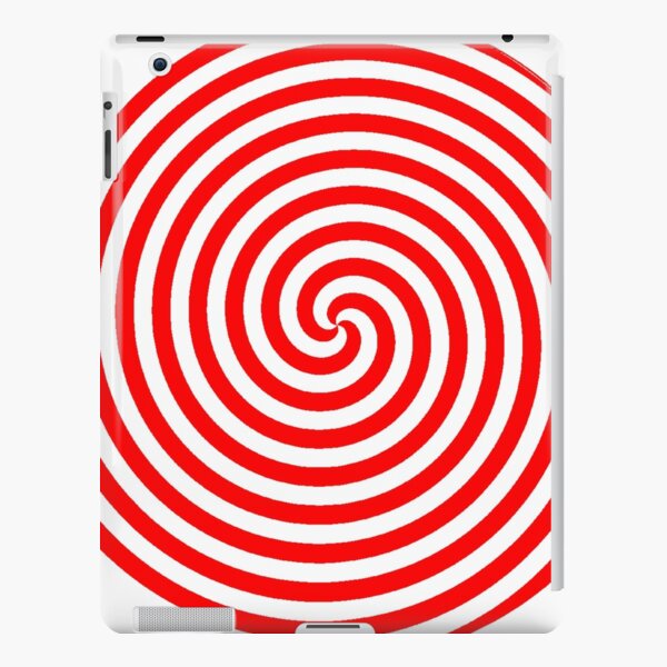 Hypnotic Spiral Pattern iPad Snap Case