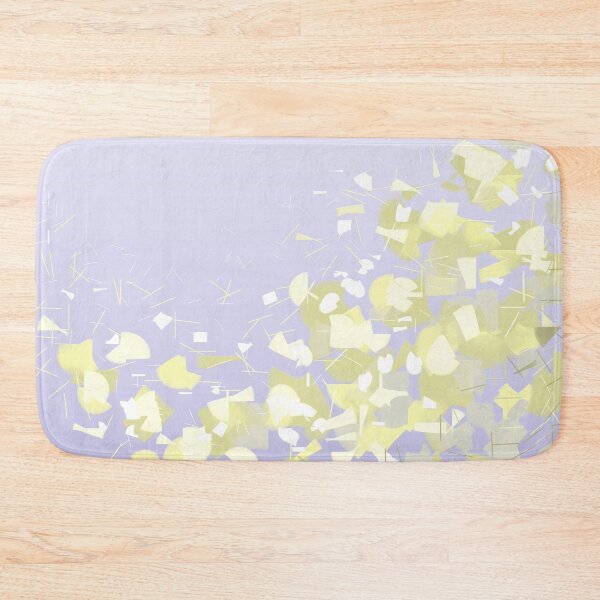Item preview, Abstract geometric lilac yellow print. designed and sold by UVI-CA.