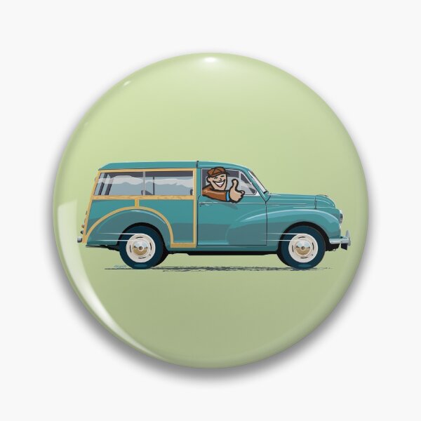 Item preview, Morris Minor Traveller in Aqua designed and sold by Bigs66.
