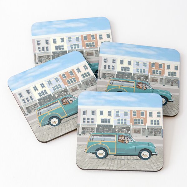 Item preview, Morris Minor Traveller in Aqua designed and sold by Bigs66.