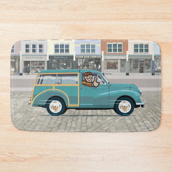 Item preview, Morris Minor Traveller in Aqua designed and sold by Bigs66.