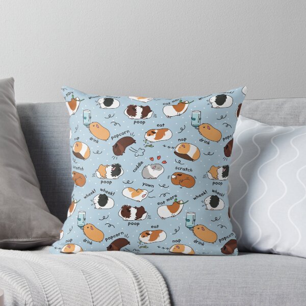 Item preview, Guinea Pig Daily To-Do List - Blue Background designed and sold by Lulupainting.