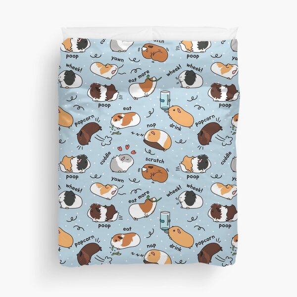 Item preview, Guinea Pig Daily To-Do List - Blue Background designed and sold by Lulupainting.