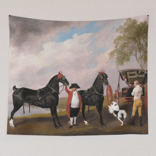 Item preview, Cart Horses with handlers  by George Stubbs designed and sold by Vintage Designs +.